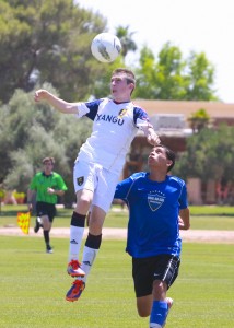 Andrew Brody goes up high for RSL-AZ vs Real So Cal - U16