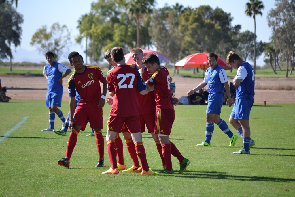 Grande Sports Academy - Real Salt Lake U-16 - G.Cleverly - Tyler Feeley, Fito Ovalle, Justen Glad, Josh Doughty, Daniel Lee (2)